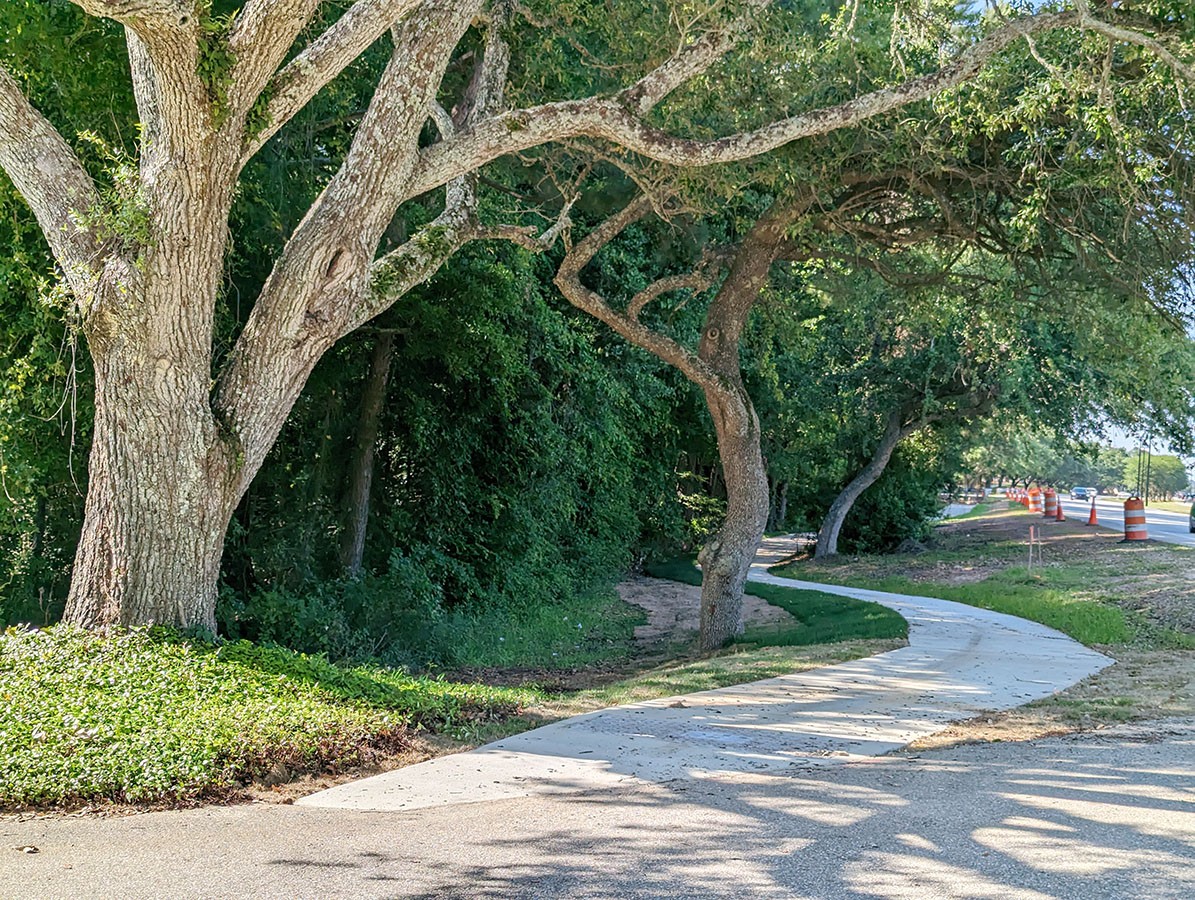 Sidewalks at East Bay.